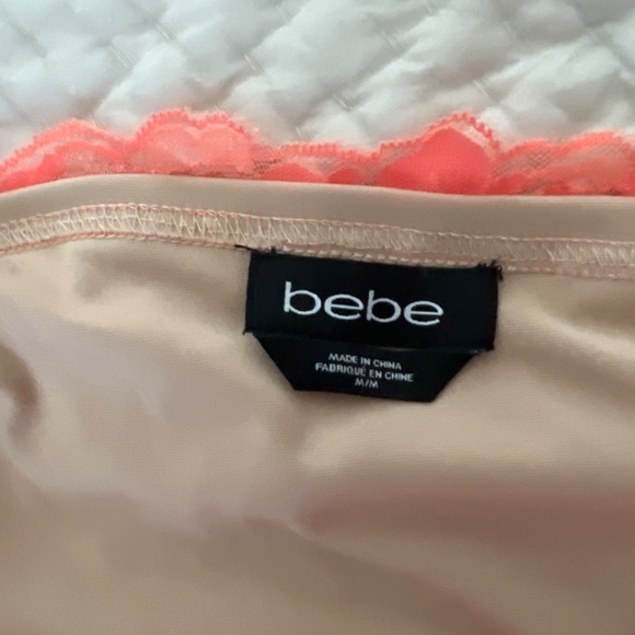 Coral dress - bebe - Picture 2 of 3